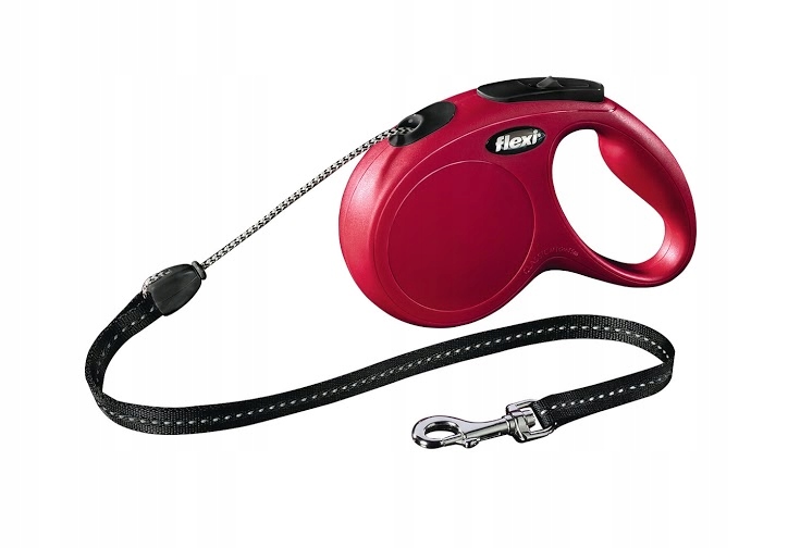 

Flexi Smycz automatyczna Linka 8m/12kg Czerwona