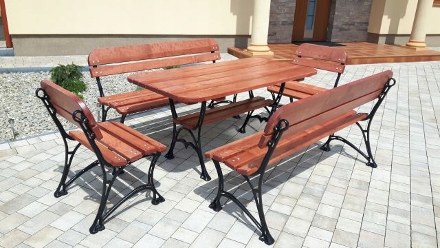 KRÓLEWSKIE MEBLE OGRODOWE TARAS ALTANA 180CM Z35 Rodzaj stół i krzesła