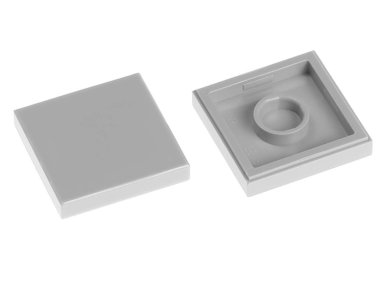 

Lego Płytka gładka 2x2 3068b szara jasna - 4 szt.