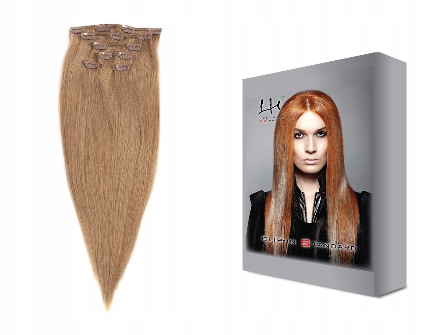 #10 35-40 cm 6dílná sada přírodních vlasů