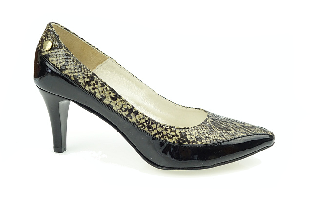 Prestige 880 Černý Lak Hadice Kůže Levně vel. 36