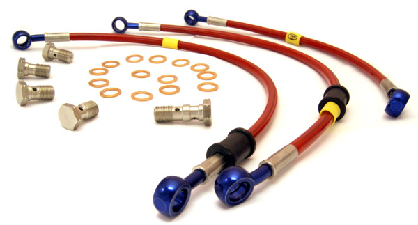 104778 - Провода оплетка гелий для Yamaha YZF-R1 2002-2003 передний