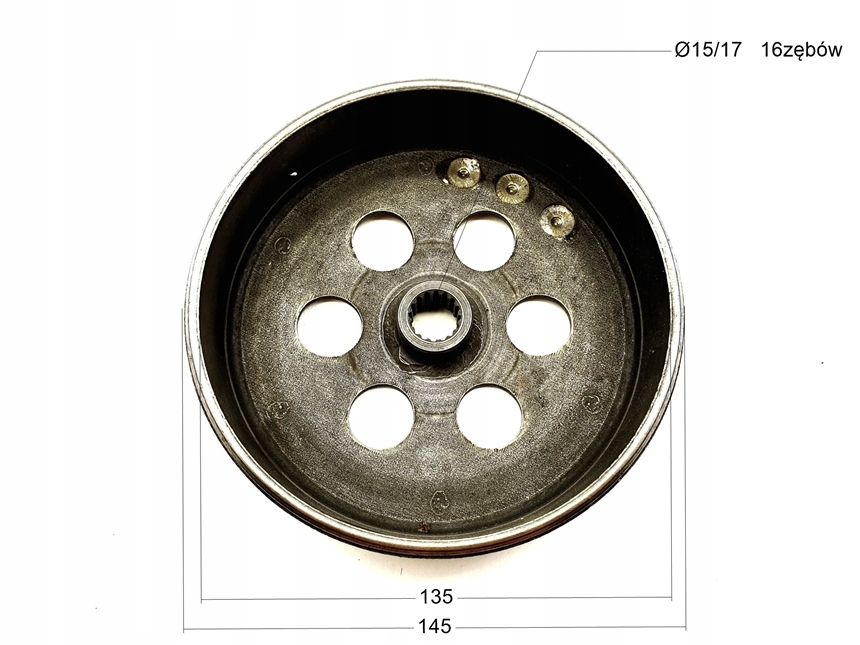 Dzwon sprzęgła 135mm Linhai CF Moto 260 300