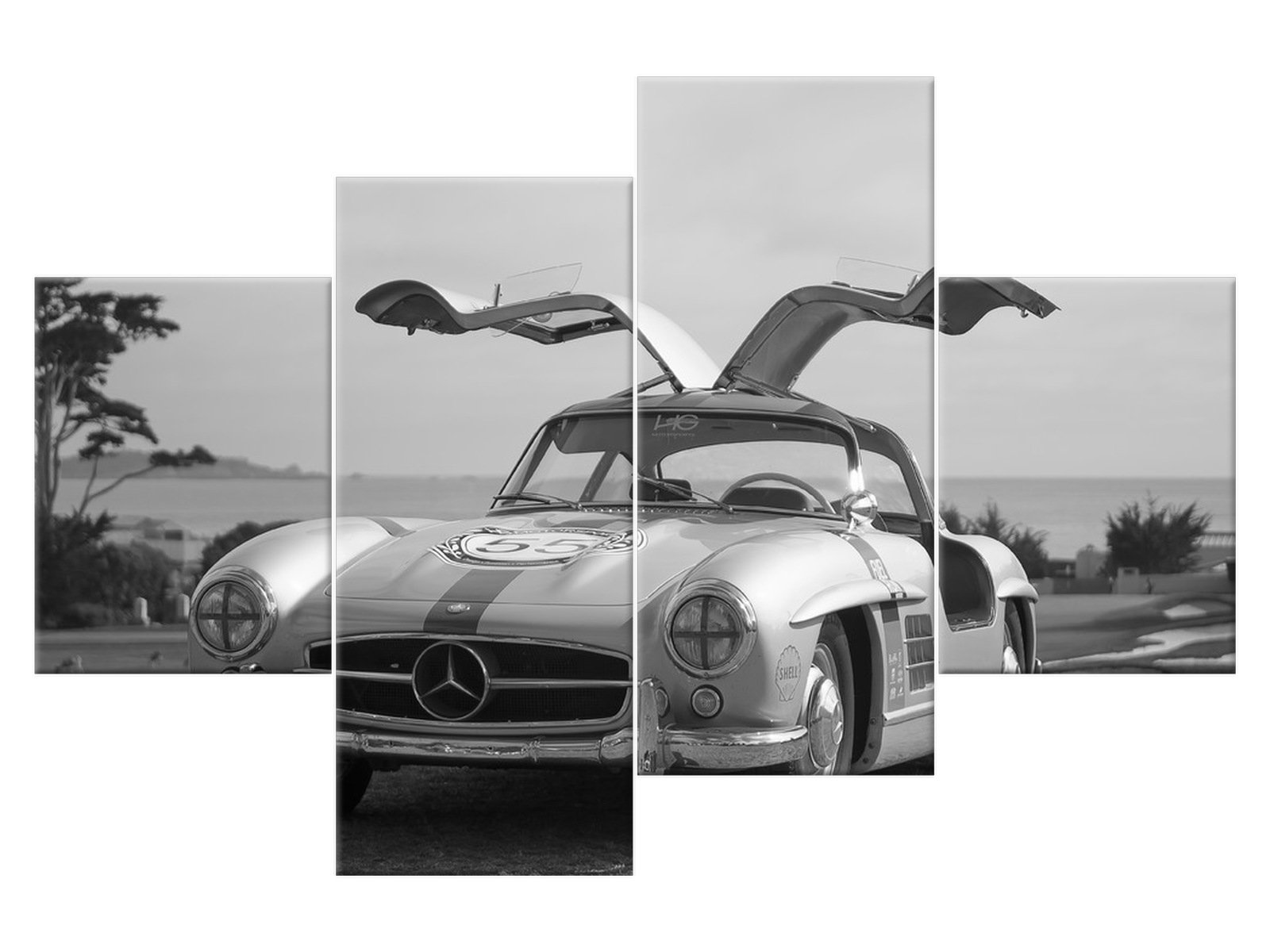 

Obraz na ścianę Niebo Mercedes Benz 300SL 120x80