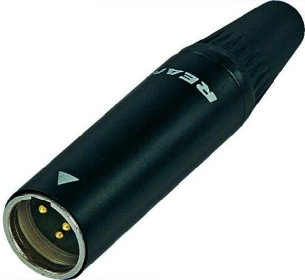 

Rean By Neutrik RT3MC-B Złoty Mini Xlr Męski 3-PIN