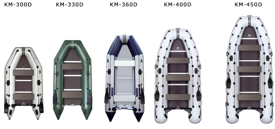 PONTON WĘDKARSKI TURYSTYCZNY KOLIBRI KM-450DSL Wiosła rozkładane