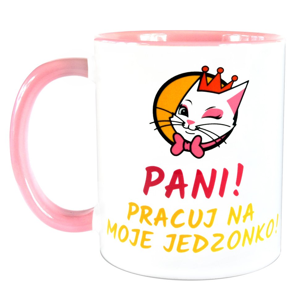 

Pracuj na moje jedzonko, Kubek Prezent Dla Kobiety