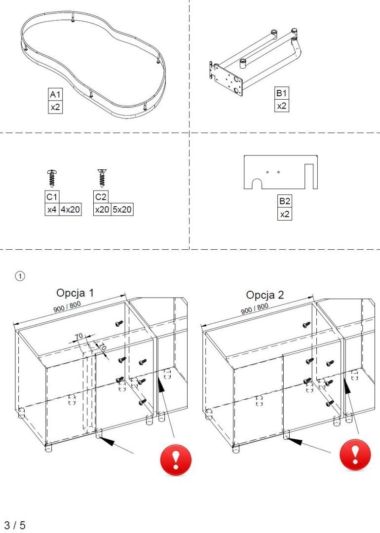 REJS magic corner OPTIMA 800 / 450 PRAWA Kod producenta 09950