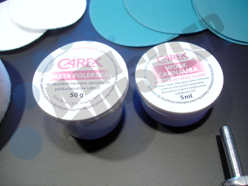 Zestaw do Polerowania Reflektorów FILM RYBNIK HIT Rodzaj polerowanie lamp