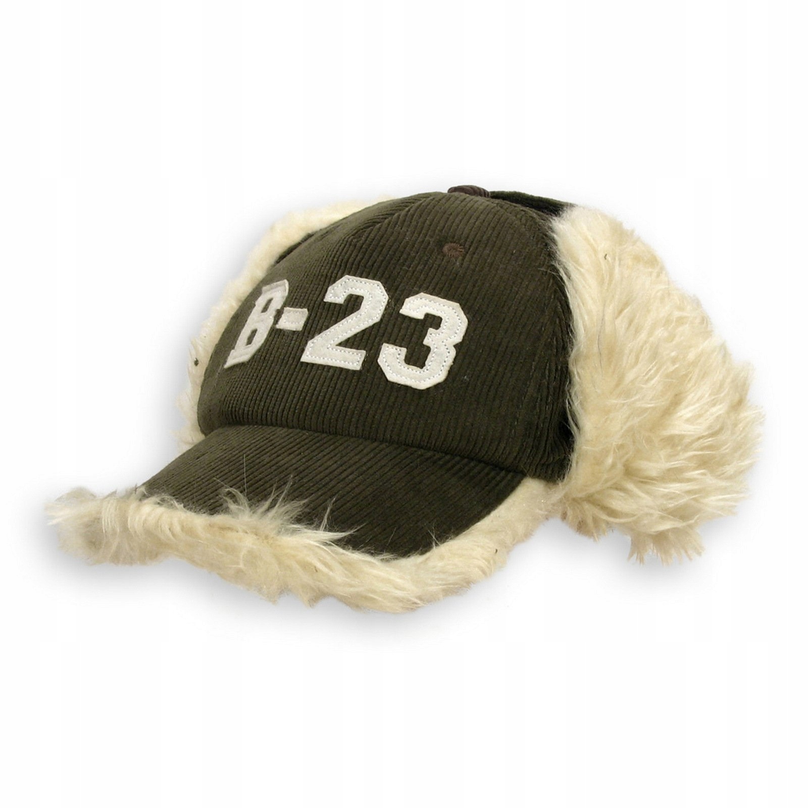 

W54B Czapka Uszatka Z Daszkiem Z Futerkiem