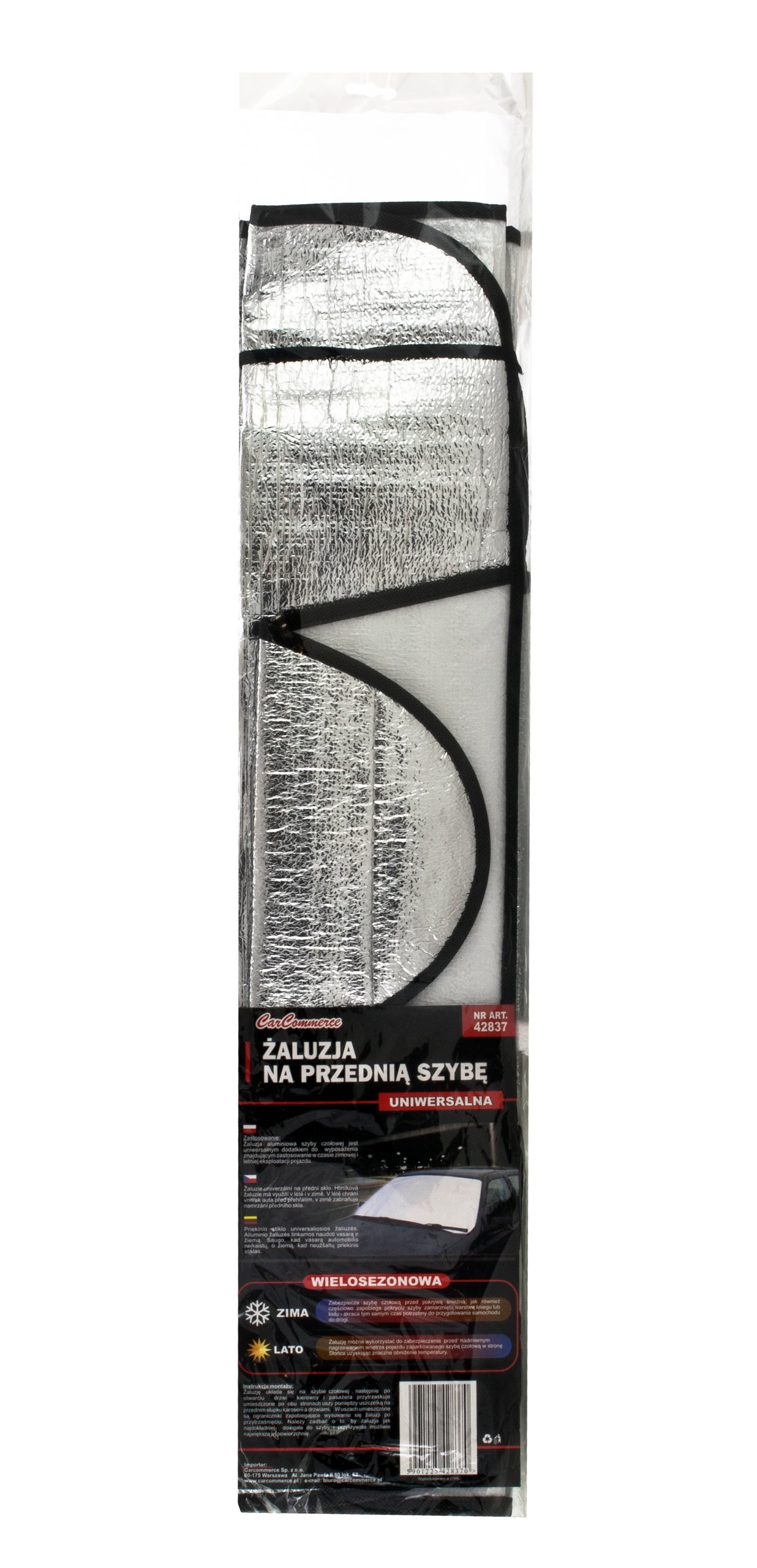 

Osłona Mata Przeciwsłoneczna Aluminiowa 200X70