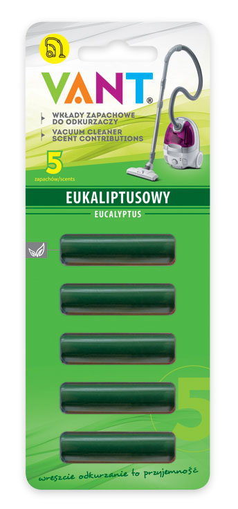 

Zapach Do Odkurzaczy Wkład - Eukaliptusowy 5sz/kpl