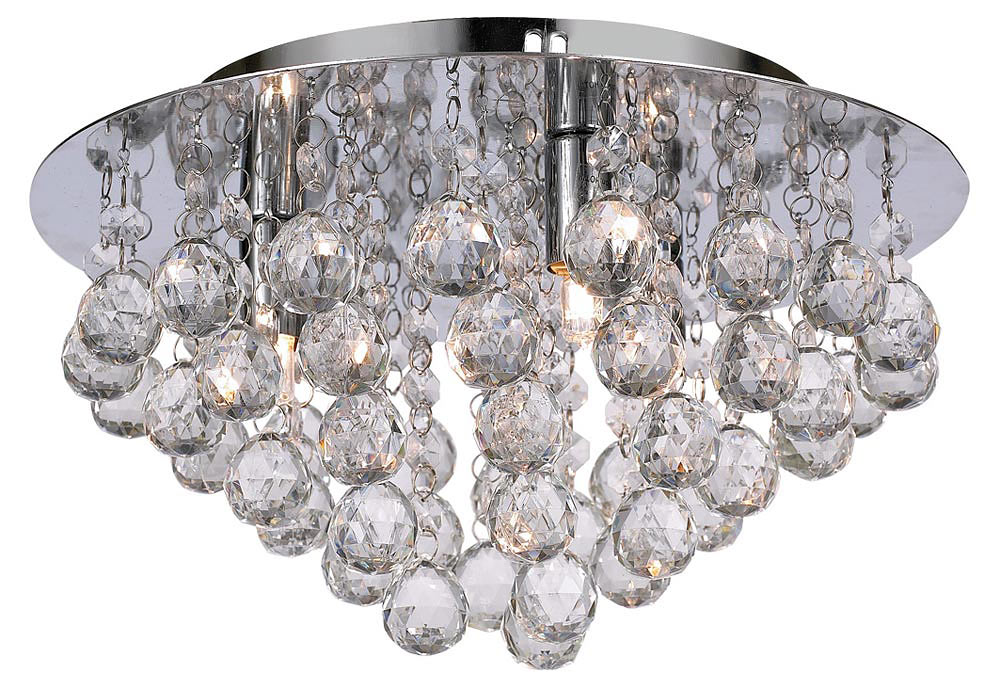 

Żyrandol lampa sufitowa kryształowa glamur srebrna