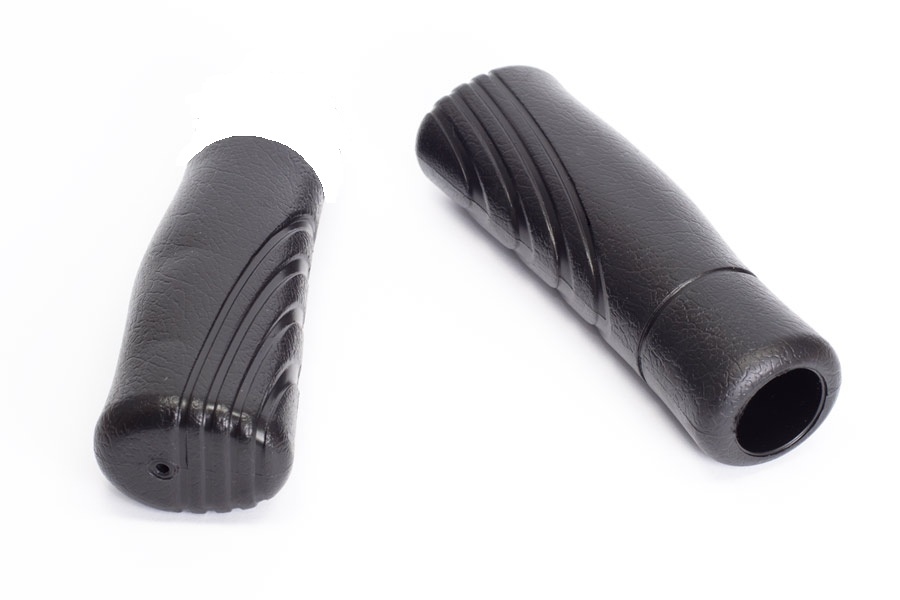 CHWYTY RĄCZKI komplet pod manetkę obrotową czarne