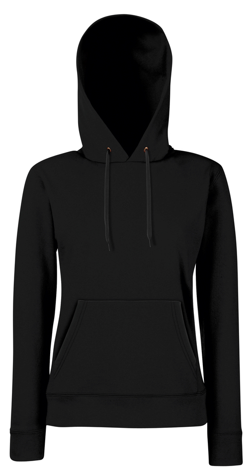 

Fruit Of The Loom Damska Bluza z Kapturem Black L