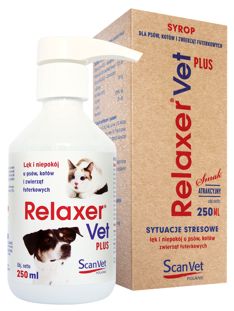 

ScanVet Relaxer Vet Plus 250 ml na Stres