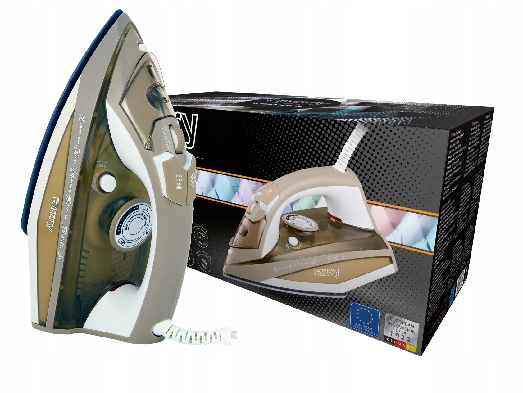 

Żelazko Parowe Ceramiczne 3000W CR5018 Pion