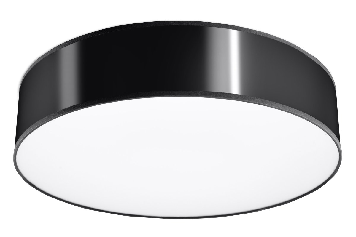 

Lampa Sufitowa Plafon Arena 45 CM Czarna Sollux 01