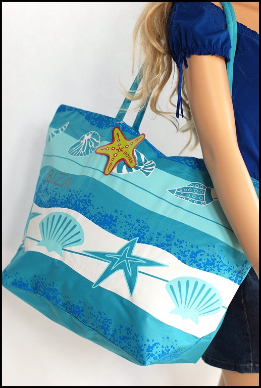 TORBA PLAŻOWA, na zakupy BENZI sportowa Model koszyk