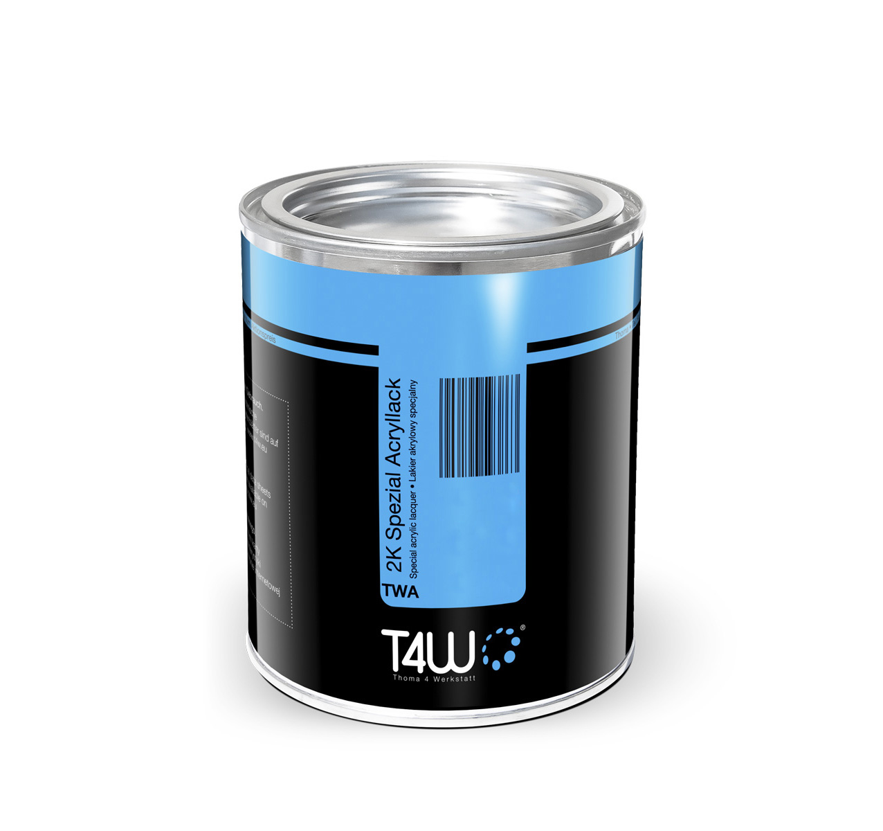 T4w Acrylic varnish RAL 5023 1L