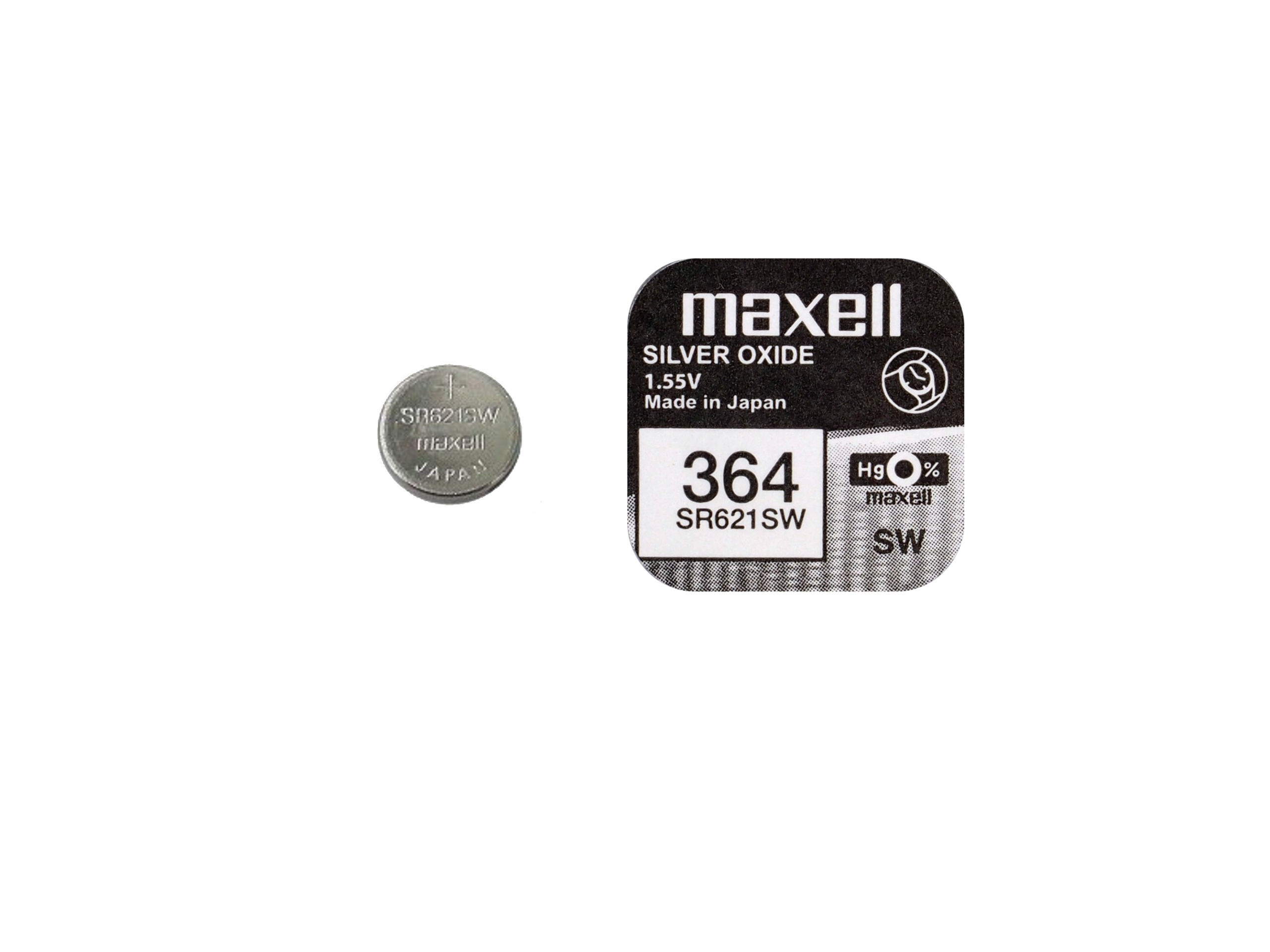 

bateria 364 SR621SW V364 D364 SR60 Maxell AG1 L621