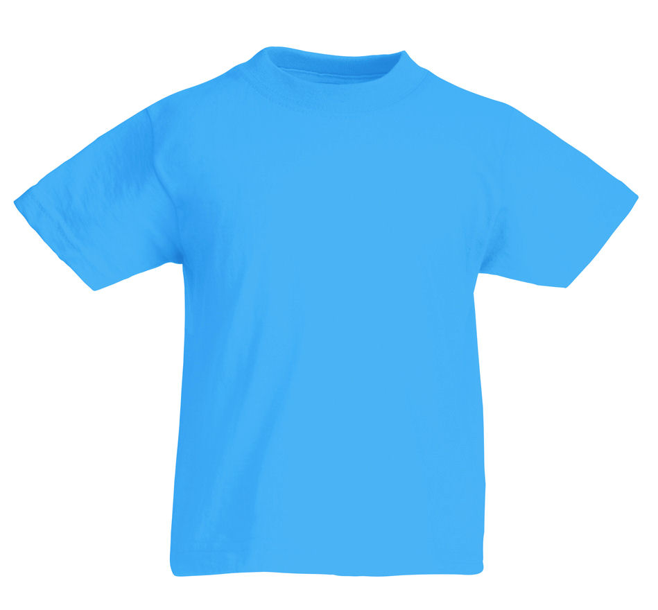 

Fruit of the Loom T-shirt KidOrg Azure Blue 12-13