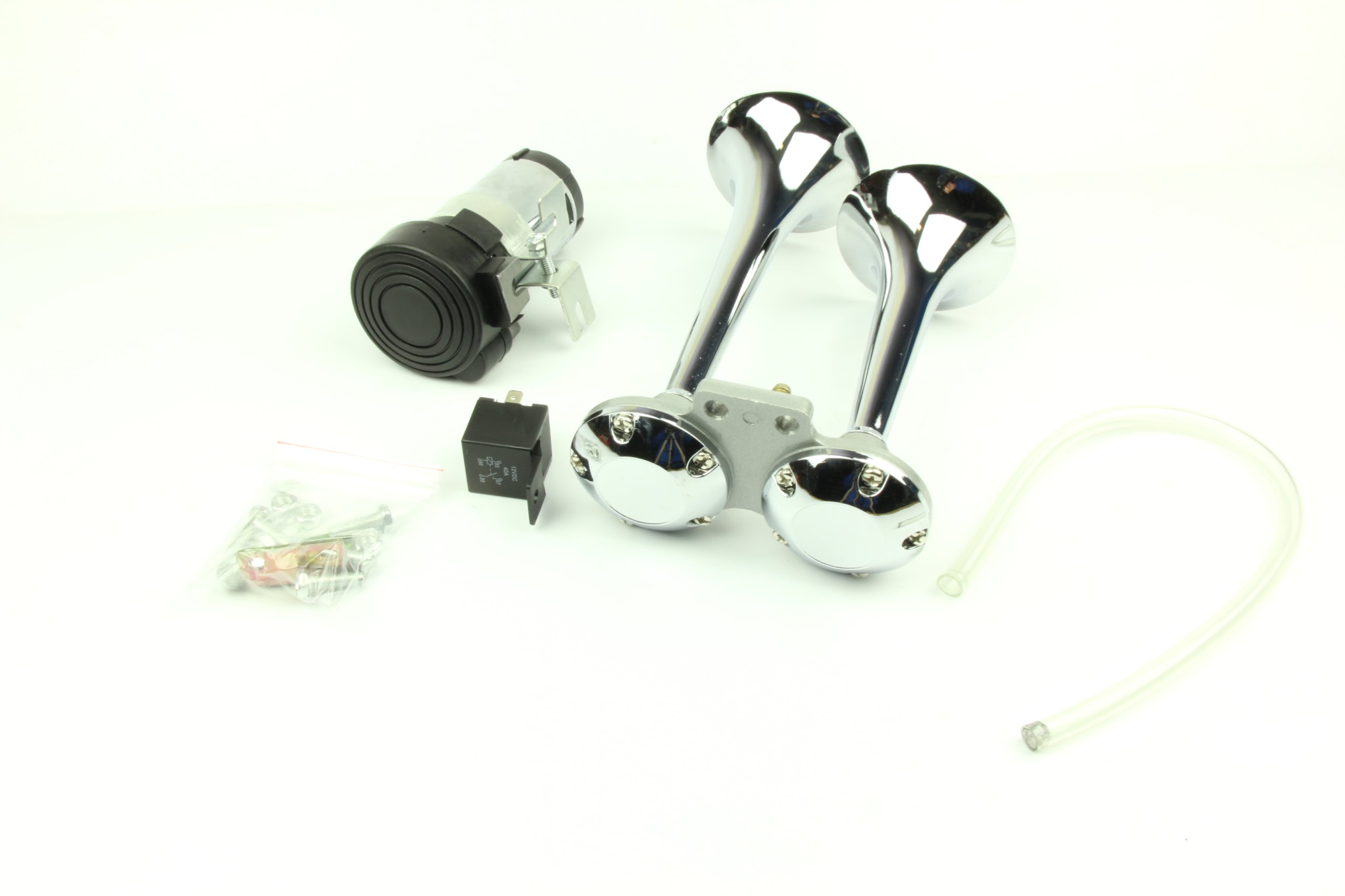 SYGNAŁ KLAKSON FANFARA 12V CHROM Numer katalogowy części DS000140