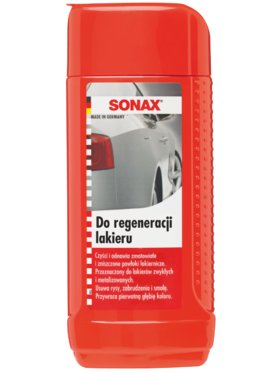 Sonax ZESTAW DO REGENERACJI LAKIERU + WOSK CZARNY Rodzaj polerowanie lakieru