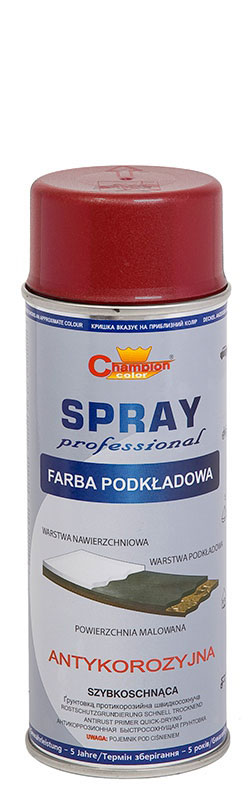 

Champion Farba podkładowa 400ml Czerwony Tlenkowy
