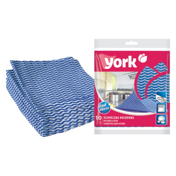 YORK ŚCIERKA KUCHENNA 10SZT NA MOKRO I SUCHO