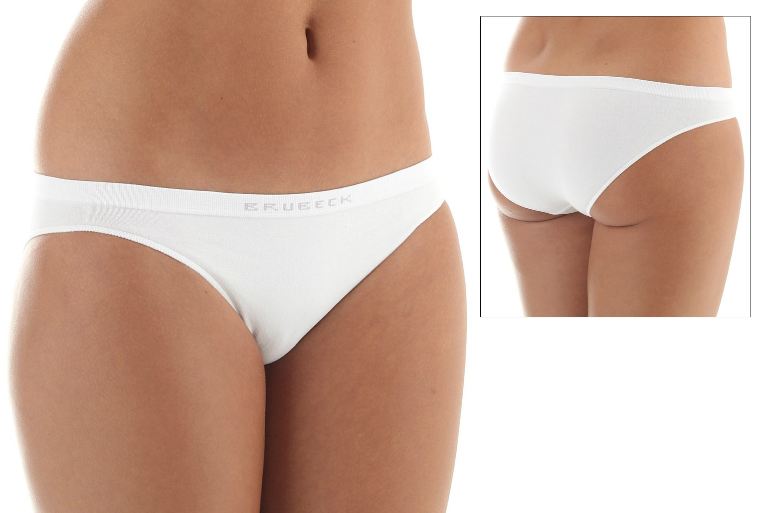 

Figi bezszwowe bikini Brubeck BI10020 L biały