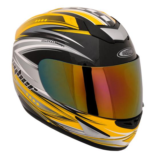Prilba Cyber US-95 Racer Yellow Air-flow, veľkosť S