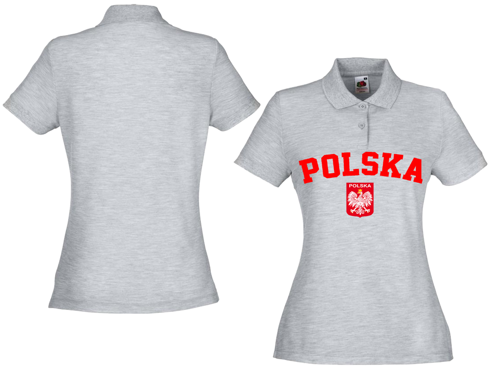 

Damska Koszulka Polo - Polska Fruit Of The Loom Xs