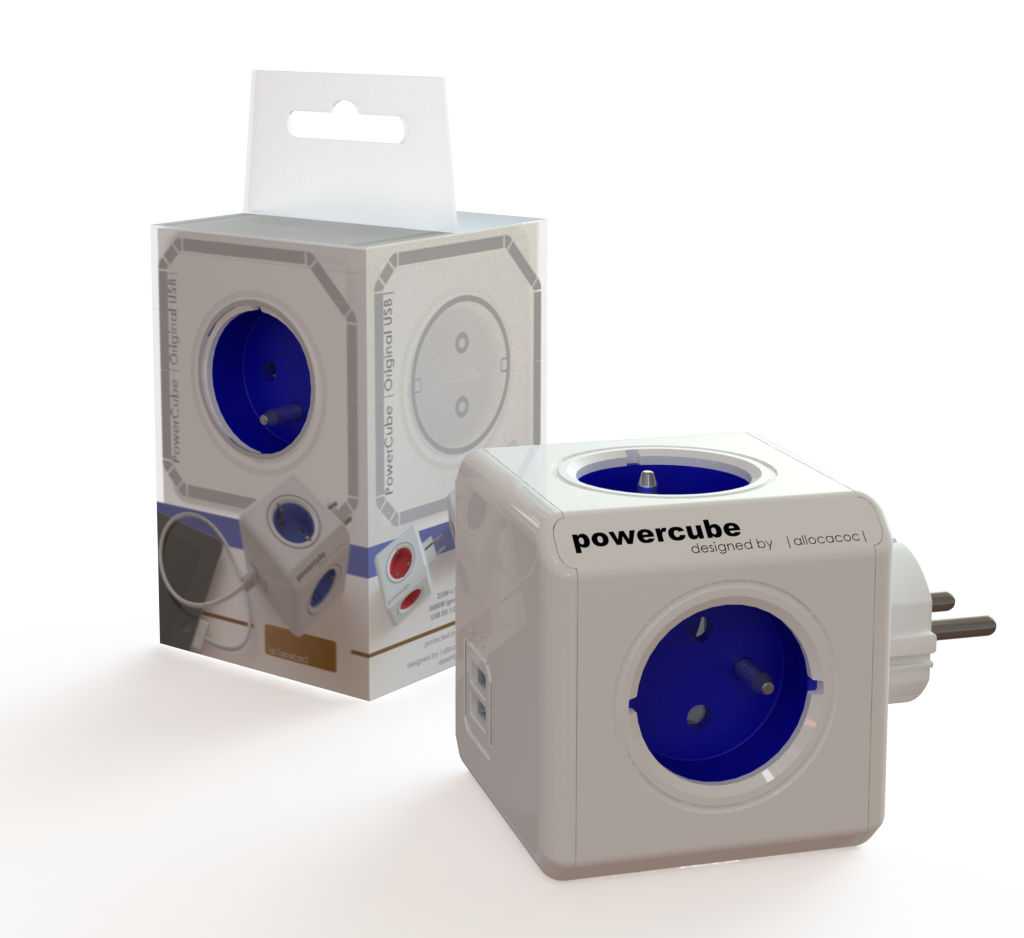 

Listwa Rozgałęźnik PowerCube Złodziejka 230V 2xUSB