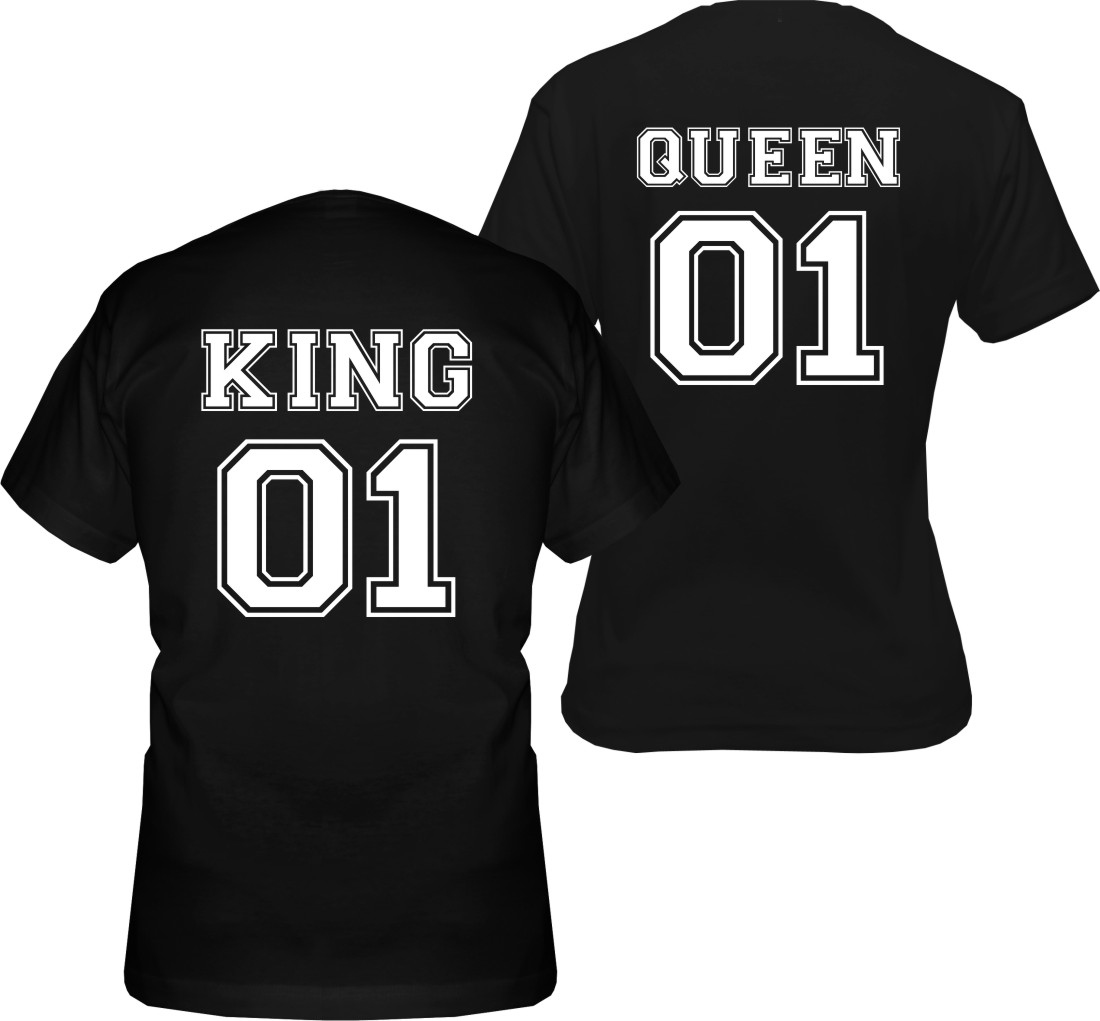 

Koszulki King Queen koszulka dla zakochanych XXL