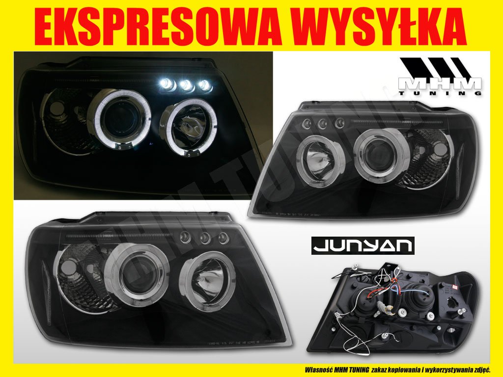 ФАРА RINGI LED ANGEL JEEP GRAND CHEROKEE WJ Сторона кабины слева + праве foto 0