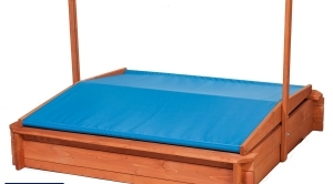 SOLID wooden sandbox TOP BOTTOM APPROVED great as a gift for children EAN (GTIN) 5908258408720