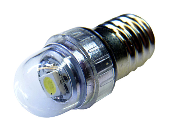 

Żarówka Led E10 wkręcana do Latarka Cree Uhp 6V