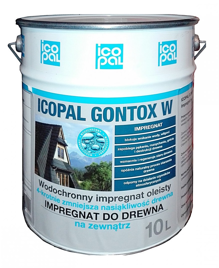 Фото - Інше для ремонту Icopal Gontox W Impregnat do drewna 10l Bezbarwny