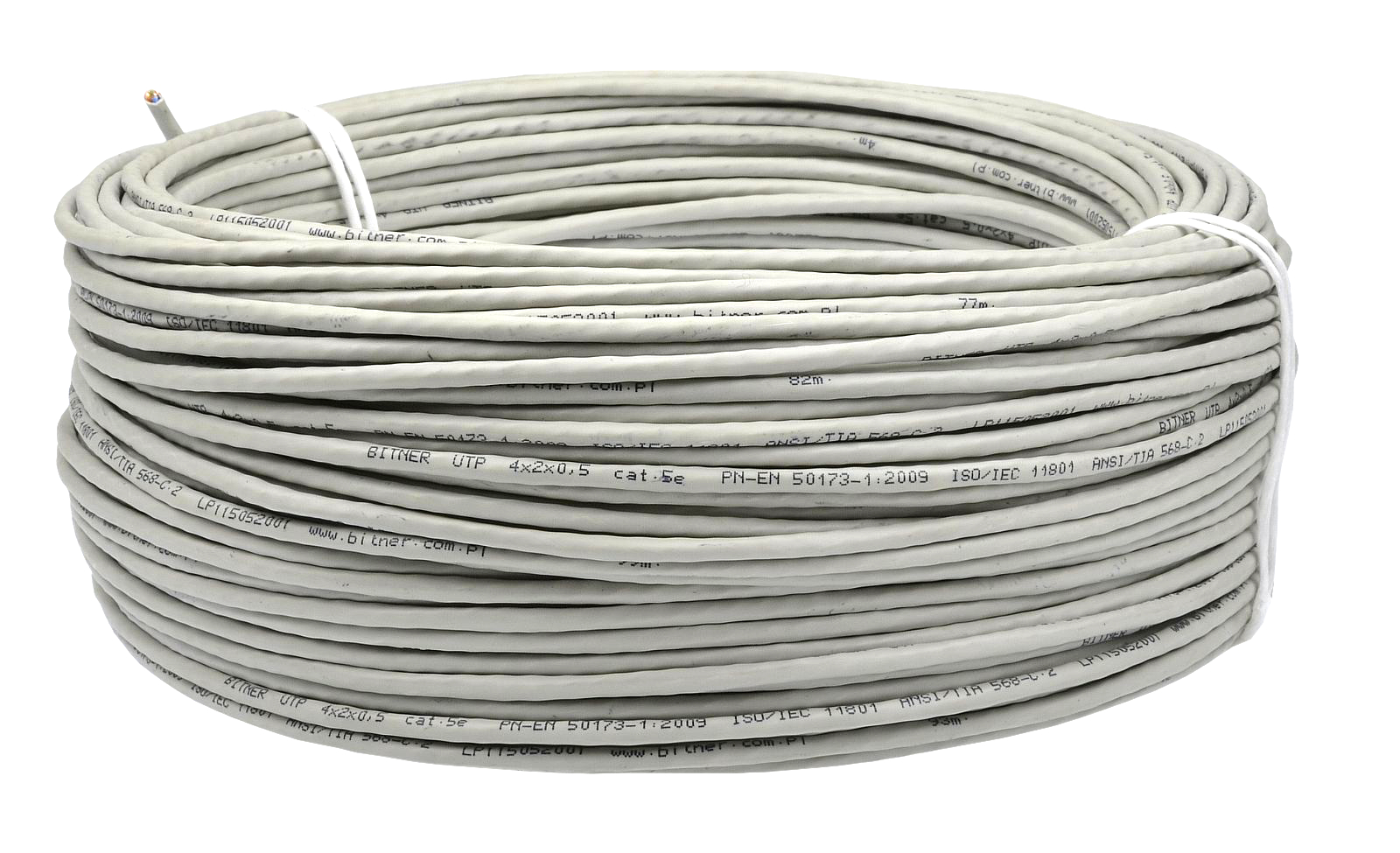 

Polski kabel skrętka Utp 5e Bitner miedź 100m