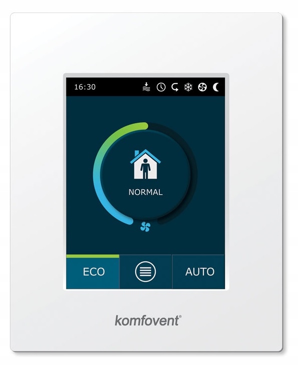 Rekuperator Komfovent DOMEKT CF 700 H C6 641m3/h Zakres klas efektywności energetycznej A+ - G