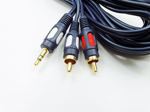 

Vitalco kabel przewód jack 3,5/ 2 rca chinch 15m