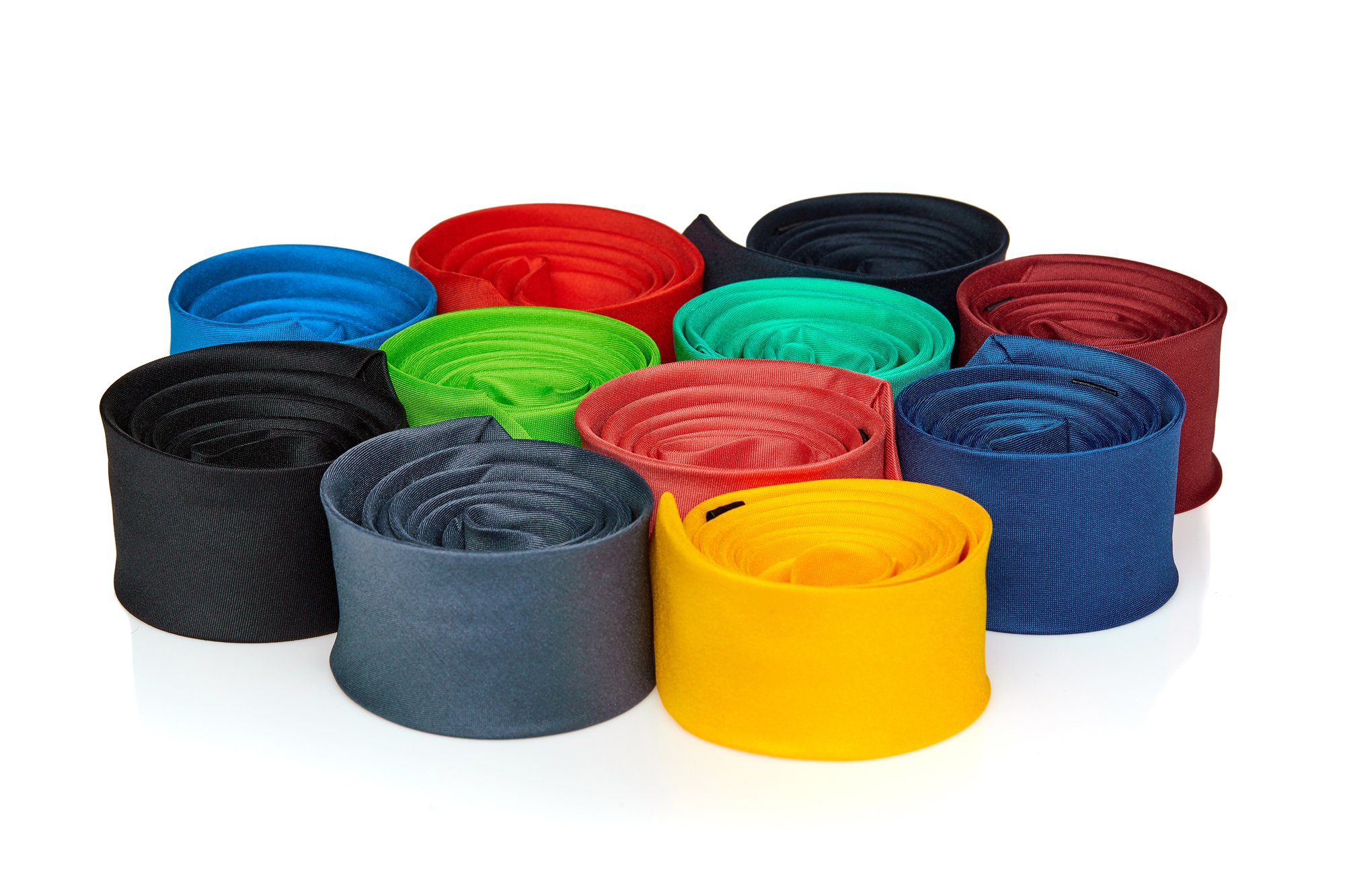 KRAWAT wąski ŚLEDZIK gładki Kolor czerwony