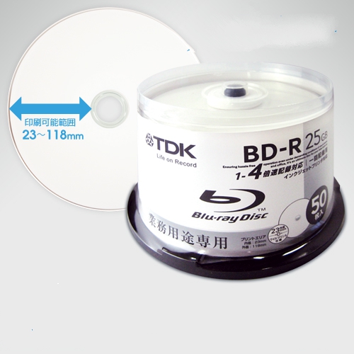 Tdk Bd-r 25GB Printable 1szt koperta CD