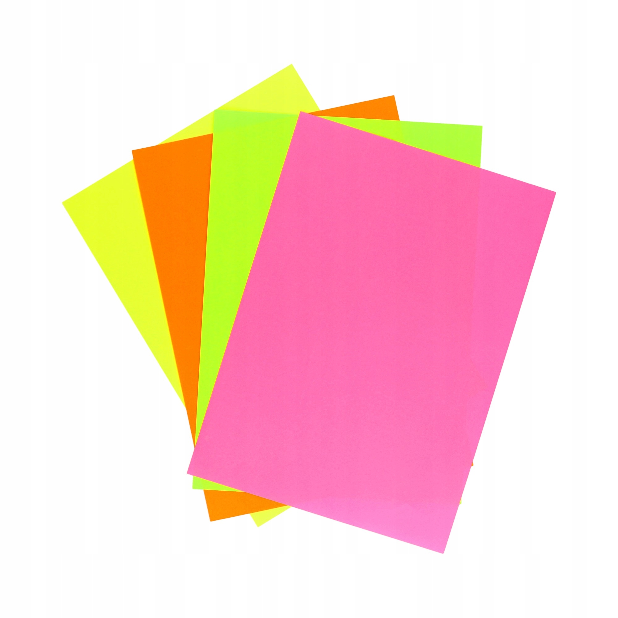 Papier kolorowy ksero A4 80g mix fluo (100) Marka inna