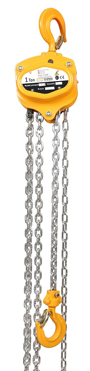 Wciągarka łańcuchowa hakowa 2t tony 2000kg H2000 Marka Viber-System