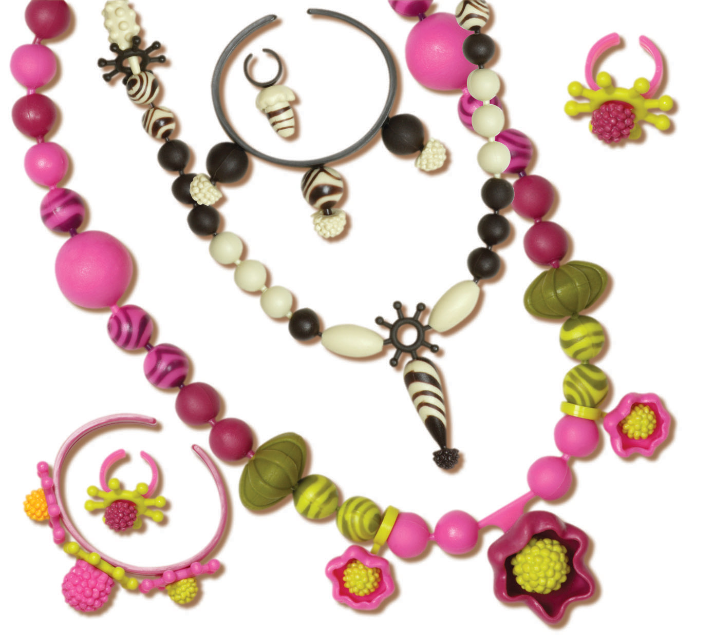 Pop Arty! Koraliki do biżuterii 500 el. B.TOYS Płeć dziewczynki