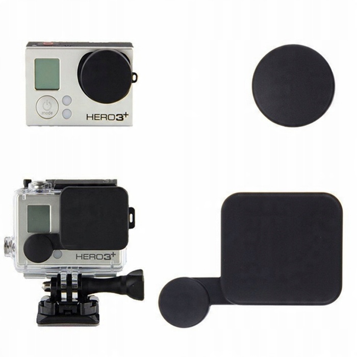 кришка кришки GoPro Hero 3 + 4 BLACK SILVER тип адаптер