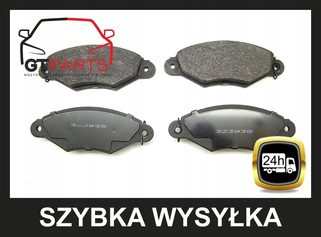 Tarcze x2 + klocki PRZÓD Renault CLIO MEGANE KANGOO THALIA Liczba tarcz w ofercie 2