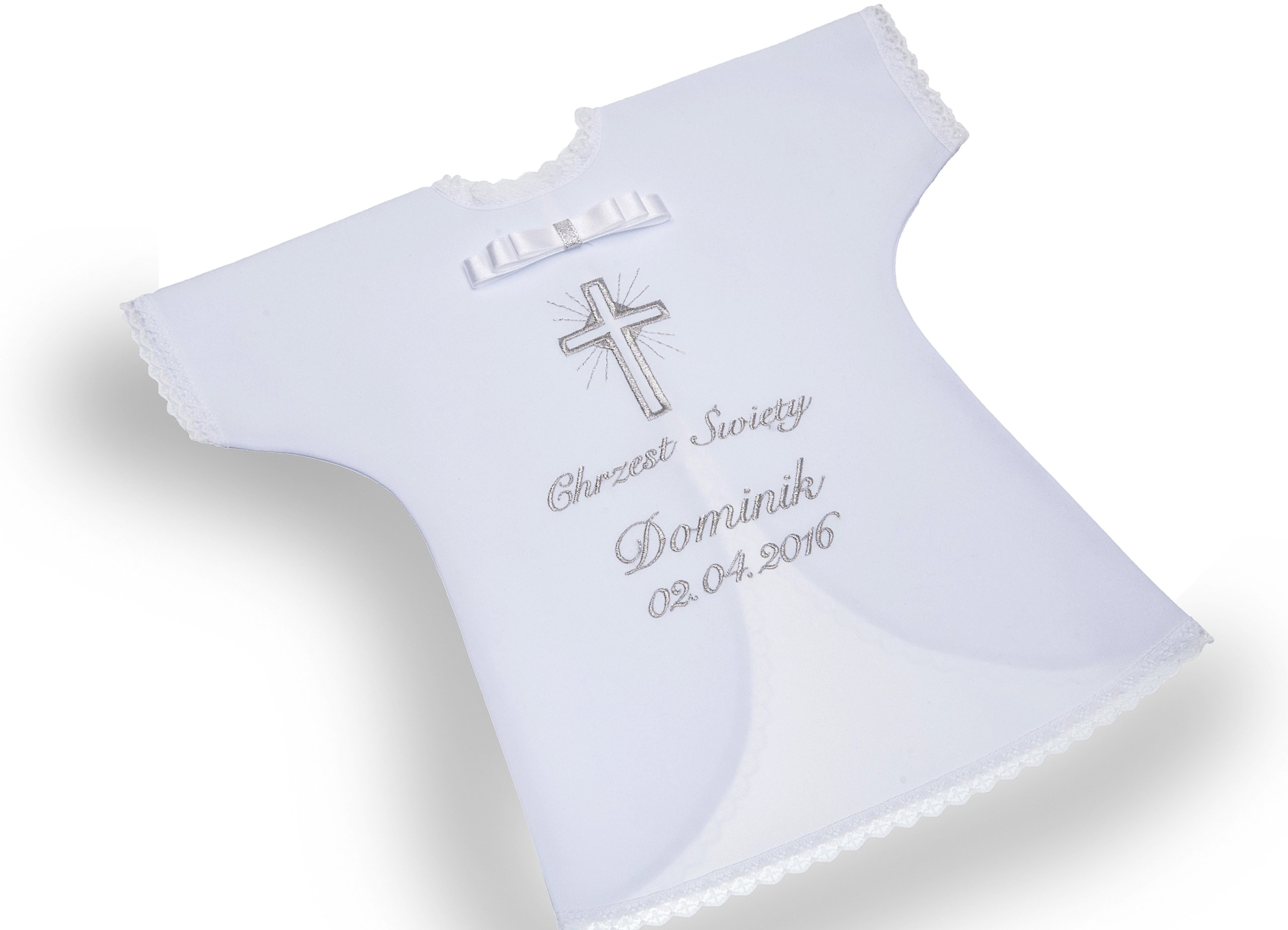 Рубашка сиденья крещения для имени вышивания крещения K
